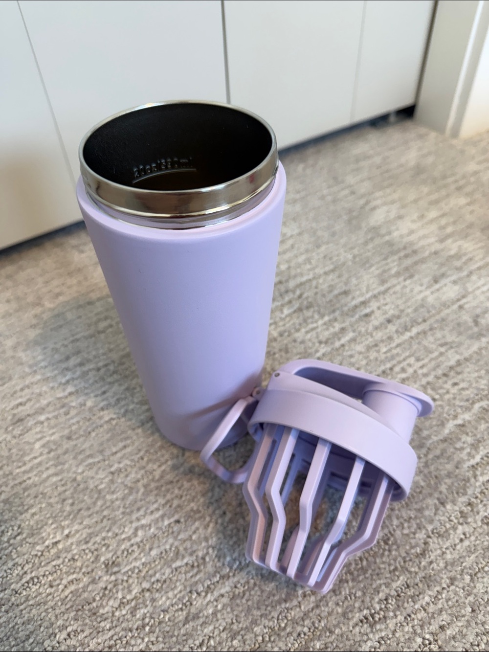 Hydrapeak Lavender Stainless Steel Shaker Bottle - Picture 4 of 4